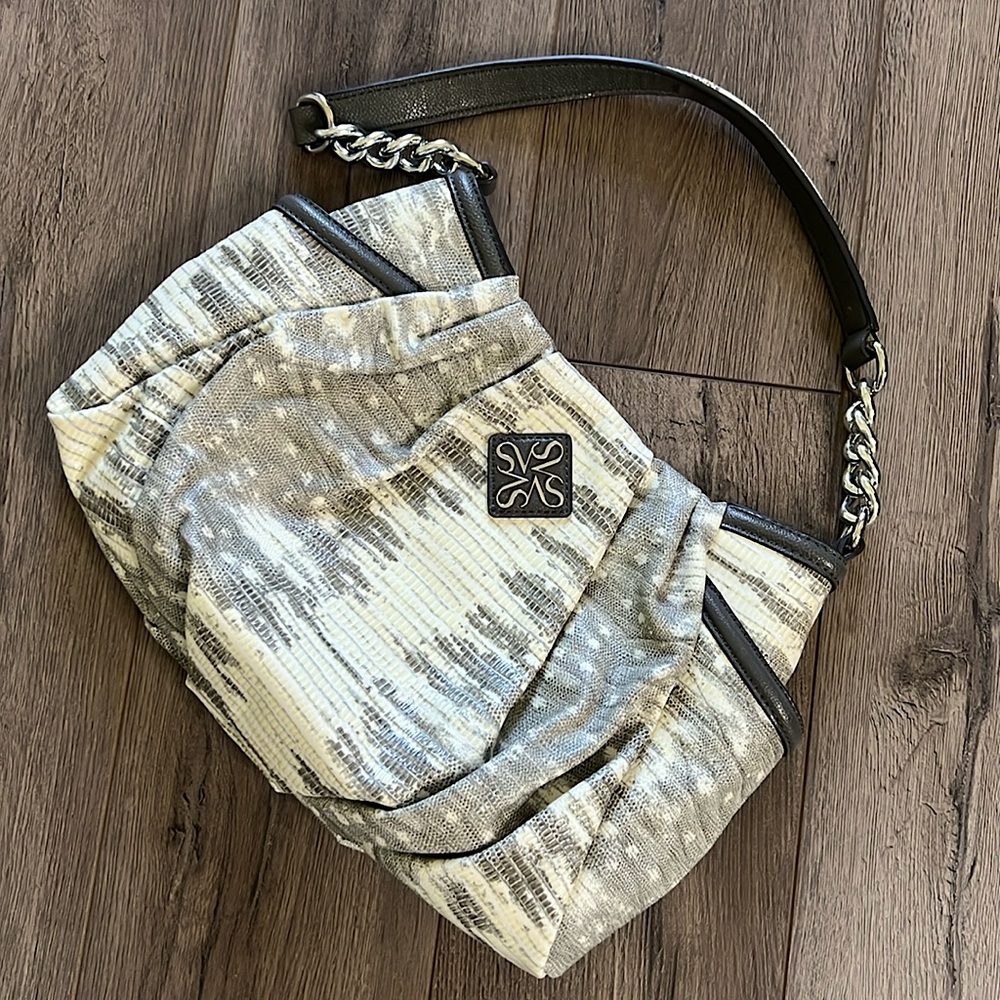 SimplyVera Vera Wang Faux Scale Purse